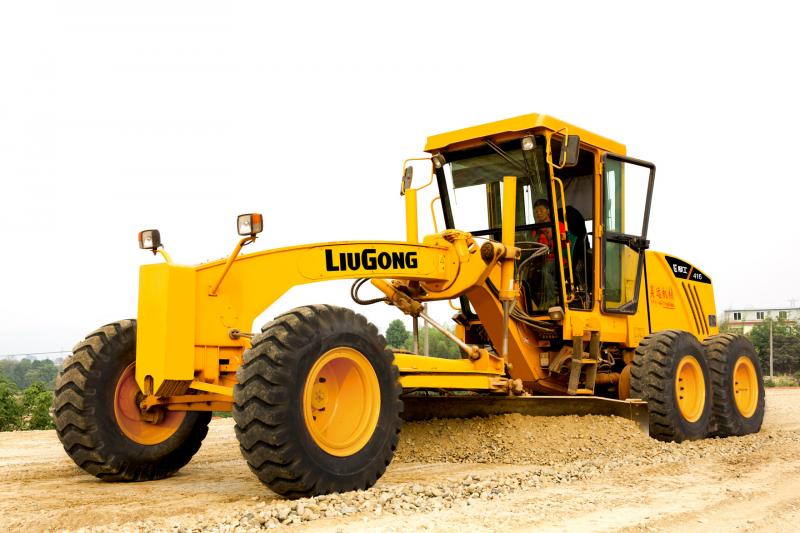 柳工平地機簡陽施工現場 柳工平地機簡陽施工現場